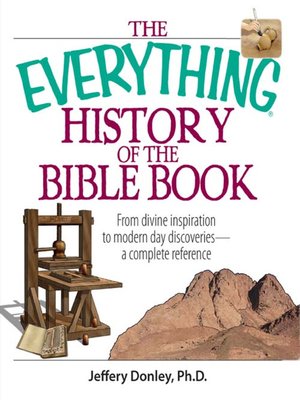 cover image of The Everything History Of The Bible Book